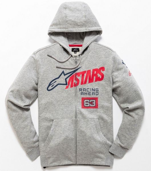 Alpinestars TITLE ZIP HOODIE BLACK Motorace Fast Shipping