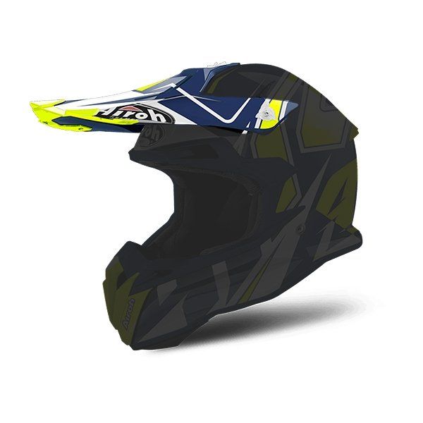 Airoh terminator open vision shock blue sales