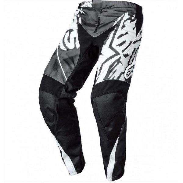 Alpinestars Racer Dialed21 LE Youth Pants White/Black | Alpinestars Youth  Offroad Pants at Bob's Cycle Supply