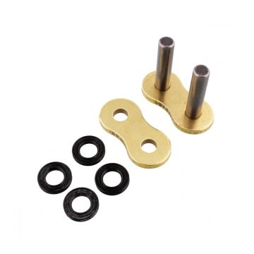 RK BL520ZXW Connecting Link  - Black/Gold - XW Ring