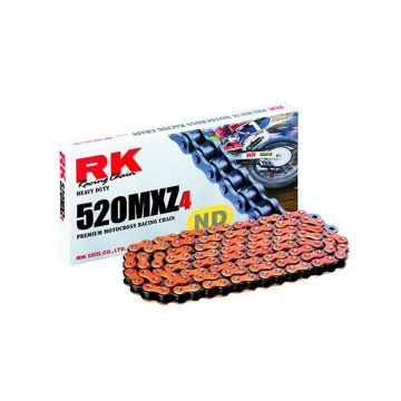 RK DD520MXZ Non Sealed Chain - Orange - 120L