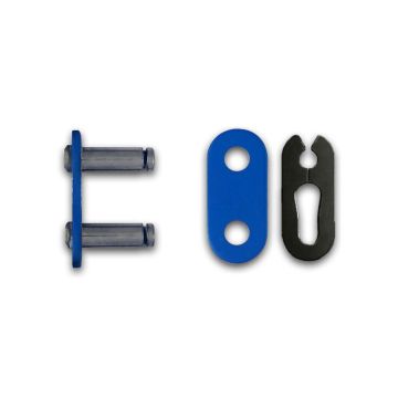RK NB520MXZ4 Connecting Link - Neon Blue - Non Sealed 