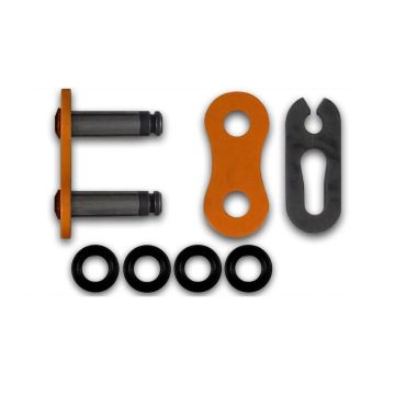 RK ND520MXZ4 Connecting Link - Neon Orange - Non Sealed 