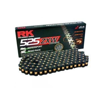 RK BL525ZXW XW Ring Chain - Black/Gold - 136L