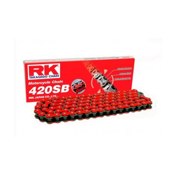 RK FR420SB Non Sealed Chain - Red - 136L