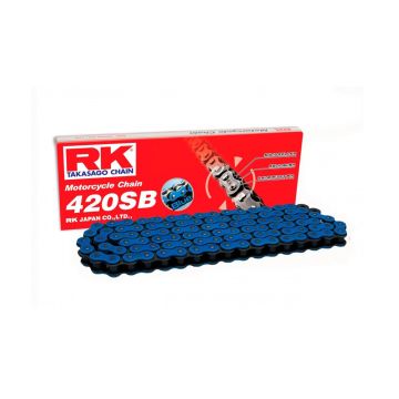 RK FB420SB Non Sealed Chain - Blue - 136L