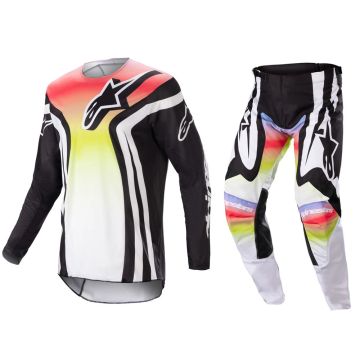 Alpinestars Racer Semi Gear Set - Black/MultiColour - 32