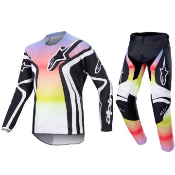 Alpinestars Youth Racer Semi Gear Set - Black/Multicolour - 24