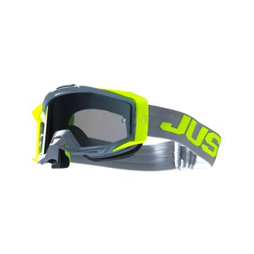 Just1 | Iris 2.0 | Goggles | Logo Grey/Yellow Fluo Frame | Mirror Silver Lens