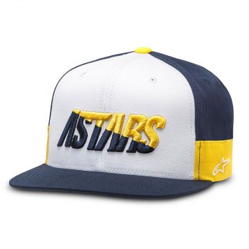 ALPINESTARS FASTER HAT - WHITE/NAVY/GOLD