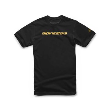 ALPINESTARS - Linear Wordmark T-Shirt - Black/Peach