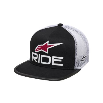 ALPINESTARS - Ride 4.0 Trucker Hat - Black/White/Red