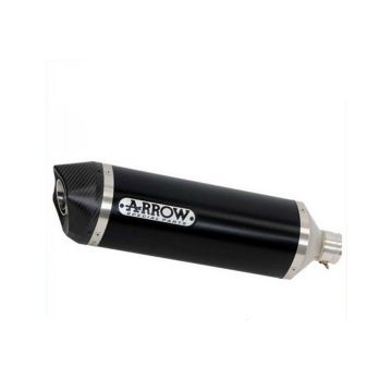 Arrow Race-Tech Aluminum Silencer Dark" With Carby End Cap For Honda Crossrunner 800 2011 > 2014