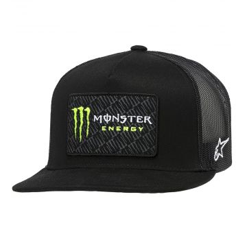 MONSTER CHAMP TRUCKER HAT -  BLACK