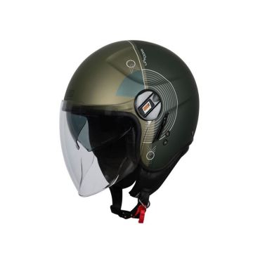 Origine | Alpha | Open Face Helmet | Green Matt