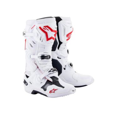 Alpinestars - Tech 10 Supervented Boots - White/Bright Red