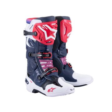 Alpinestars - Tech 10 Supervented Boots - Navy/White Rainbow
