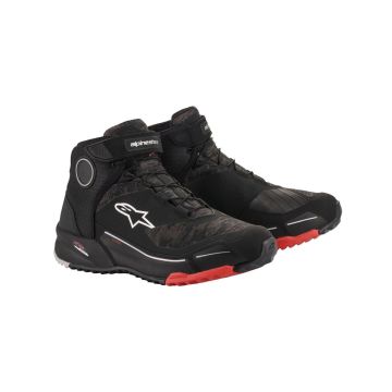 Alpinestars - CR-X Drystar Riding Shoes - Black/Camo Red
