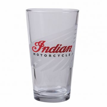 Indian Motorcycle Headdress Glass Set of 2