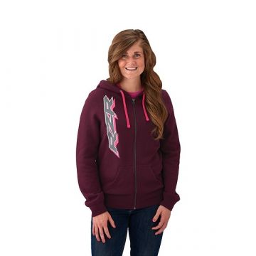 Polaris Women's Full Zip Hoodie - Berry