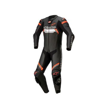 Alpinestars - Missile V2 Ignition Leather Suit 1pc - Black/Red Fluo