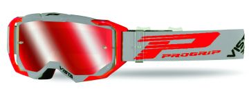 Progrip | 3303 Vista | Goggles | Grey / Red | Red Lens