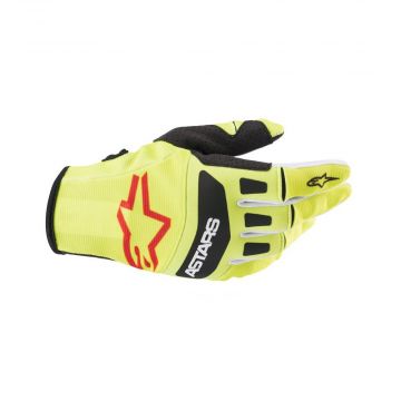 Alpinestars Techstar Gloves - Yellow Fluo / Black