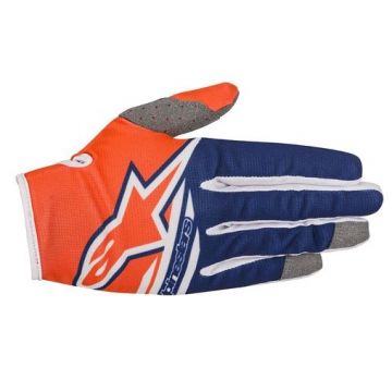 2018-ALPINESTARS RADAR FLIGHT GLOVE - BLUE/ORANGE