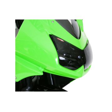 POWERBRONZE Headlight Protector - Lens - Kawasaki Z1000 (03>06), ER6-F (06>08) - Red