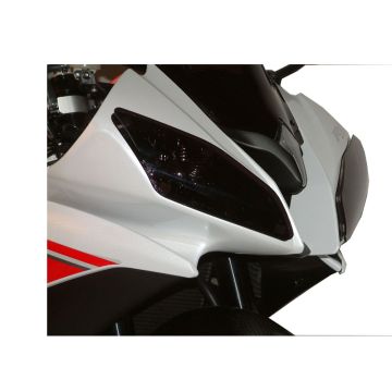 POWERBRONZE Headlight Protector - Lens - Yamaha YZF-R6 - 08>10 - Dark Tint
