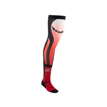 Alpinestars - Knee Brace Socks - Night Navy/Yellow Fluo