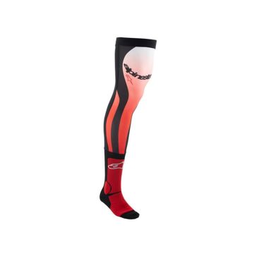 Alpinestars - Knee Brace Socks - Bright Red/White

