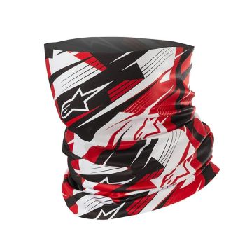 ALPINESTARS Blurred Neck Tube Warmer - Black/White/Red
