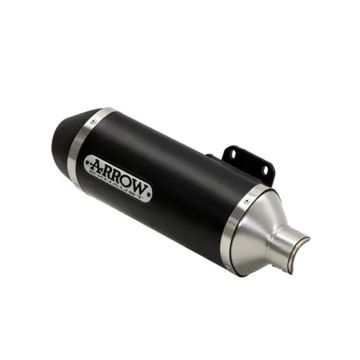 Arrow Urban Stainless Steel Silencer With "Dark" End Cap For Honda PCX 125/150 2012 > 2017