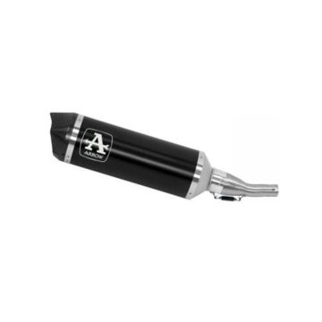 Arrow Urban Aluminium "Dark" Silencer With Carbon Fibre End Cap for Yamaha  X-Max/Tricity 300  2021 > 2024