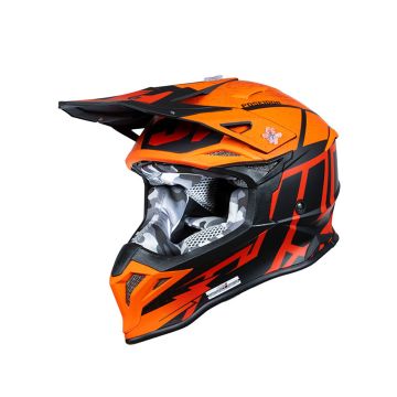 Just1 - MX Helmet - J39 Poseidon - Orange/Black/Red Gloss