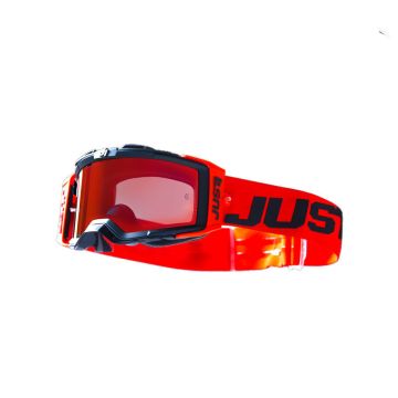 Just1 | Nerve Absolute | Goggles | Black / Red | Mirror Red Lens