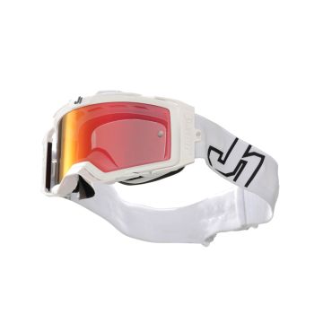 Just1 | Nerve | Goggles | Prime White | Mirror Red Lens