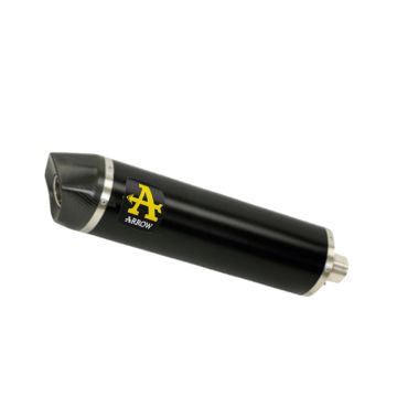Arrow Maxi Race-Tech Aluminium "Dark" Silencer With Carby End Cap For Honda Africa Twin CRF 1100 L 2020