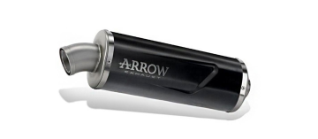 Arrow Exhaust | Indy Race EVO aluminium "Dark" silencer with steel end cap | Fits: CF Moto  450 MT 2024 - 0