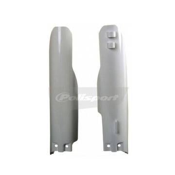 Polisport - Fork Guards White - Suzuki RM125/250 - 1995-03