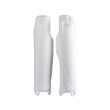 Polisport - Fork Guards White - Kawasaki KX250/450F - 2009-23