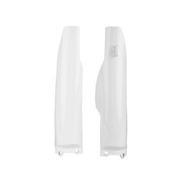 Polisport - Fork Guard White - Suzuki RMZ250, Kawasaki KX125/250 - 2004-08
