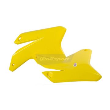 Polisport - Radiator Scoops Yellow - Suzuki RMZ450 - 2005-06