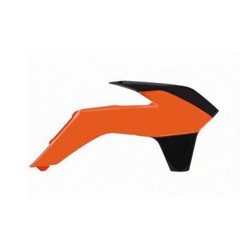 Polisport - Radiator Scoops Orange/Black - KTM SXF