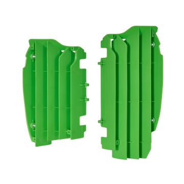 Polisport - Radiator Louvers Green - Kawasaki KX450F - 2012-15