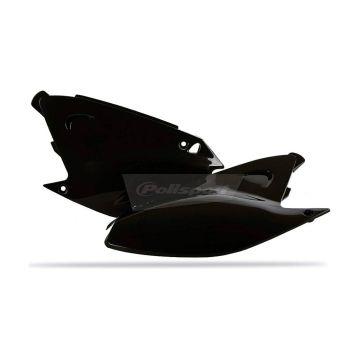 Polisport - Side Panels Black - Kawasaki KX125/250 - 2003-06