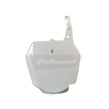 Polisport - Number Plate White - Suzuki RM85 - 2000-09
