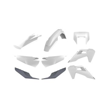 Polisport - Full Plastic Kit White - Husqvarna TE, FE - 2020-23