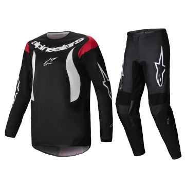 Alpinestars | Fluid Haul MX Gear Set | Black/White | Size: Pant 32 / Jersey L